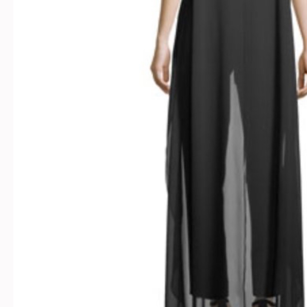 Trina Turk black jumpsuit- worn once for family photos- elegant and flattering-